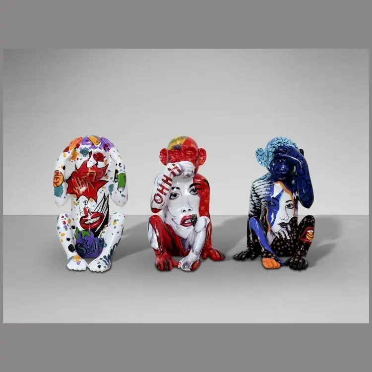 Набор из 3-х фигурок Monos Sabios GRAFITI