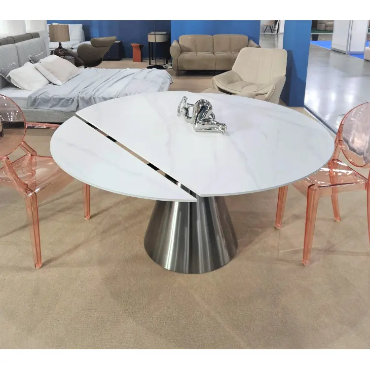 Стол обеденный раскладной круглый YODA