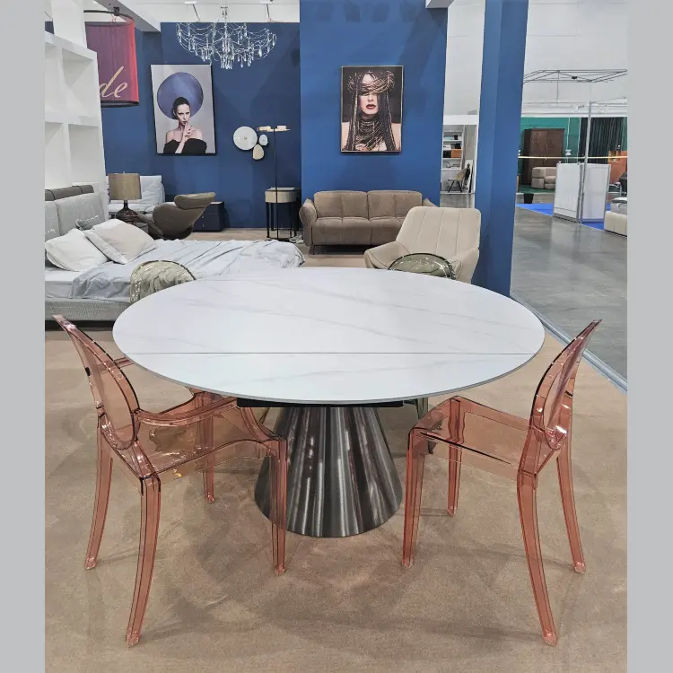 Стол обеденный раскладной круглый YODA