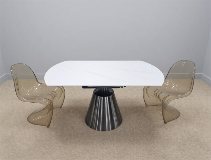 Стол обеденный раскладной круглый YODA