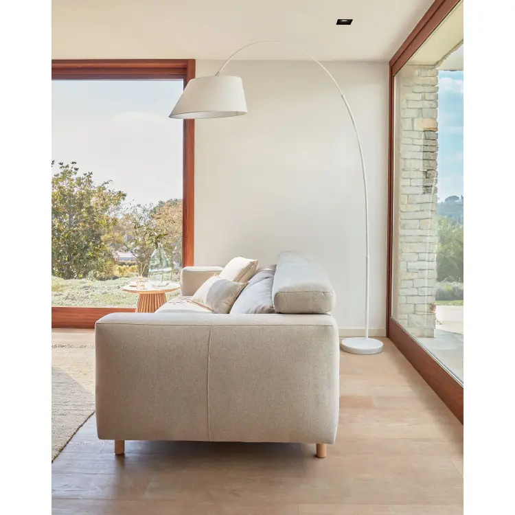 Торшер Lee белый