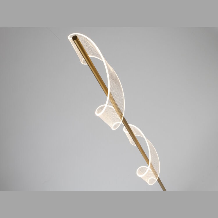 Velas Торшер LED золотой