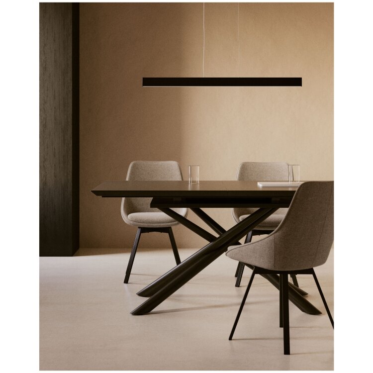 Раздвижной стол Theone 160 (210) x 90 cm стекло