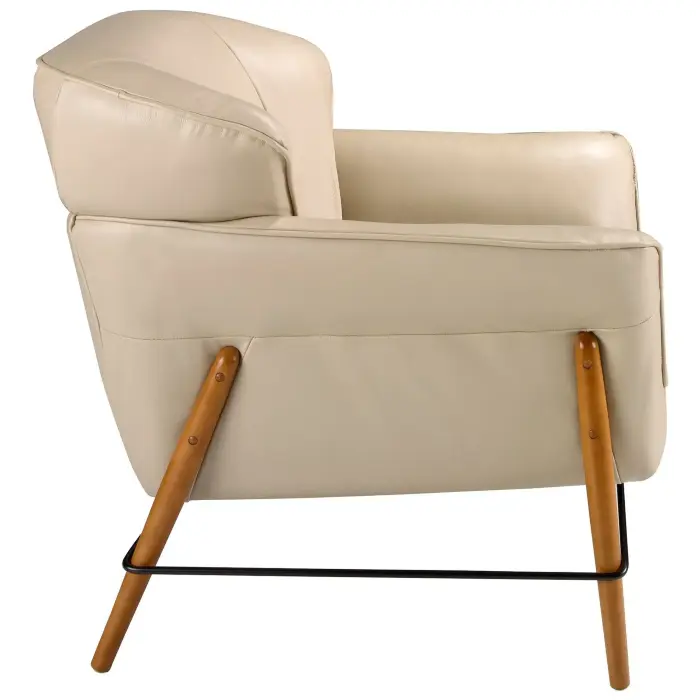 Кресло 5129/KFA031-T541011 из песочной кожи