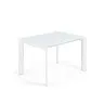 Стол обеденный Atta 120(180)x80 белое стекло