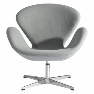 Вращающееся кресло Swan текстиль