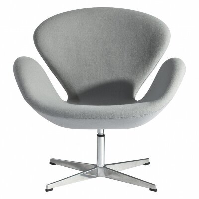 Вращающееся кресло Swan текстиль