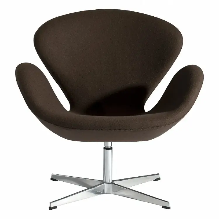 Вращающееся кресло Swan текстиль