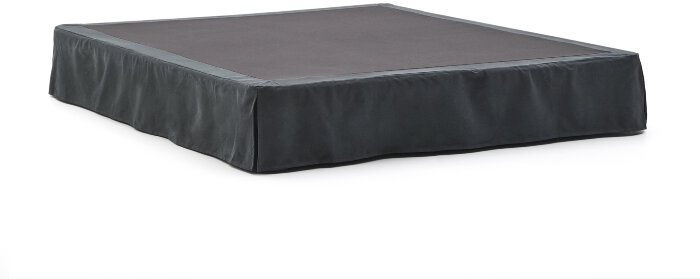 Jaira Основание кровати антрацитового цвета со съемным чехлом для матраса 180 х 200 см