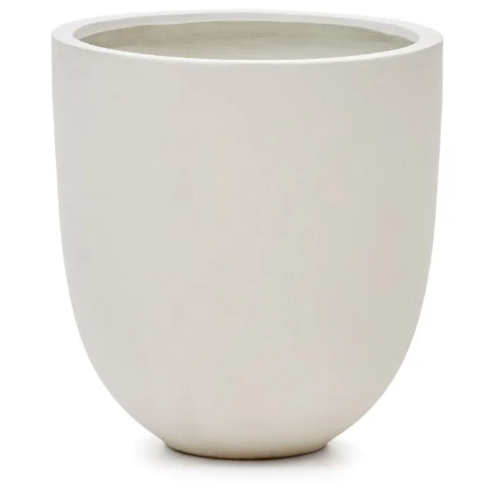Aiguablava Кашпо из белого цемента Ø 56 см