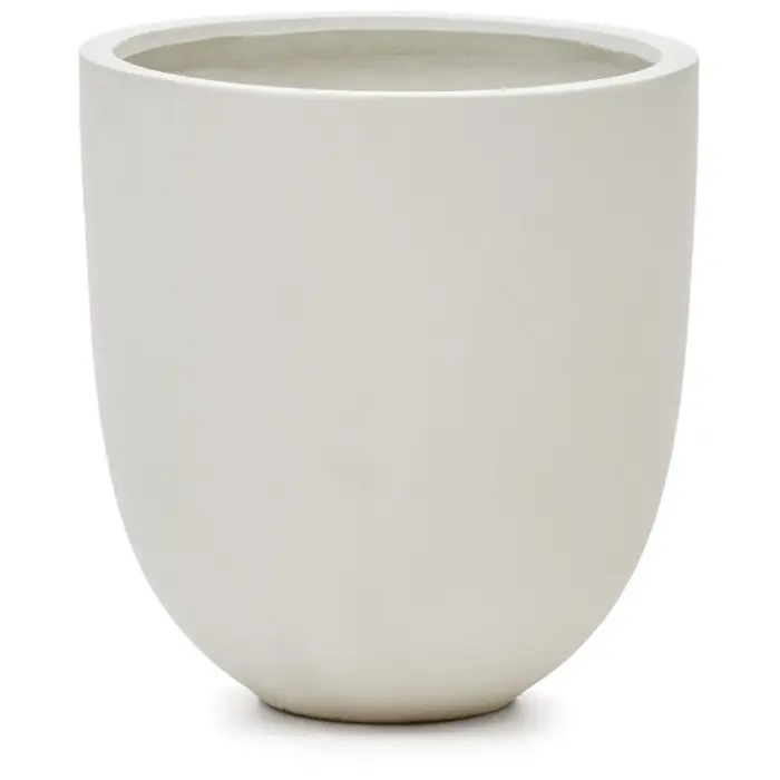 Aiguablava Кашпо из белого цемента Ø 56 см