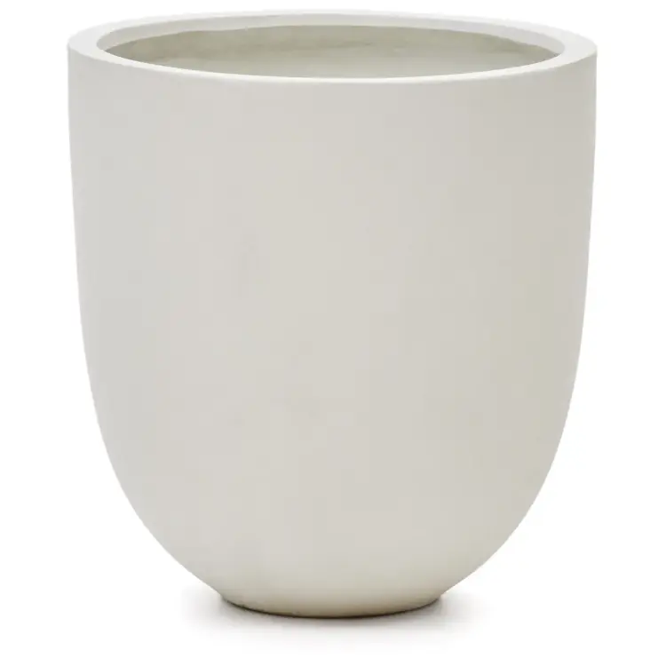 Aiguablava Кашпо из белого цемента Ø 56 см