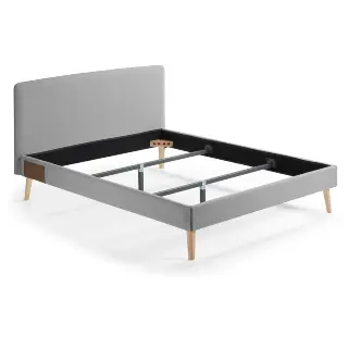 Кровать Lydia 160х200 серая