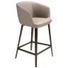 Барный стул 4134/A214BS из экокожи серого цвета