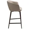 Барный стул 4134/A214BS из экокожи серого цвета