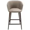 Барный стул 4134/A214BS из экокожи серого цвета