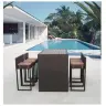 Барный комплект плетеной мебели T390AD/Y390A-W63_6Pcs Brown