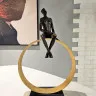 Статуэтка Man on round shelf Decoration-A