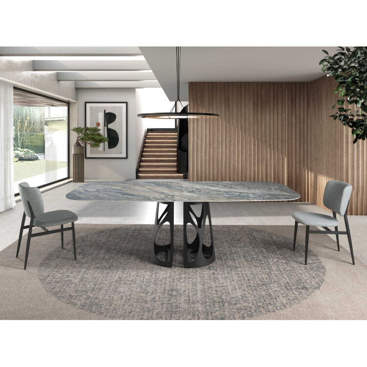 Стул 4147/DC928A светло-серый тканевый