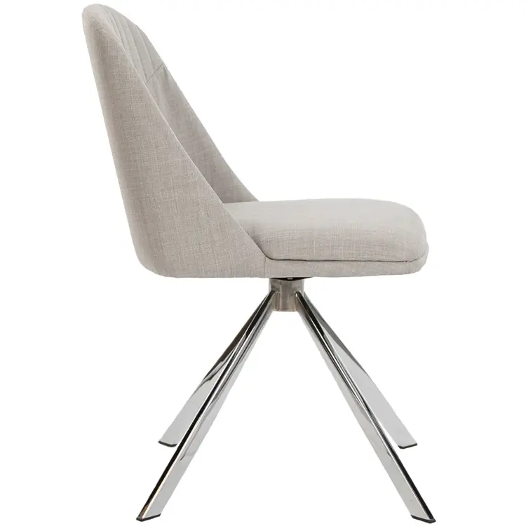 Поворотный стул Espacio Malva F3216 /4020 серый