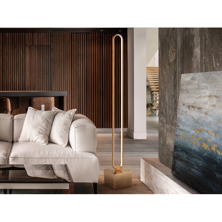 Торшер Colette LED розовое золото