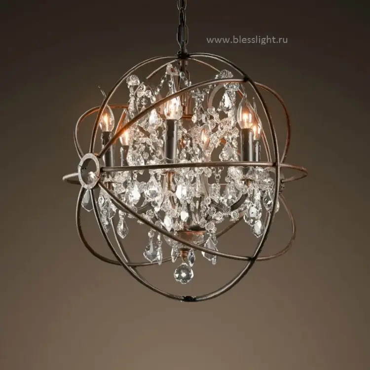 Люстра Foucault's orb crystal 8031–6A