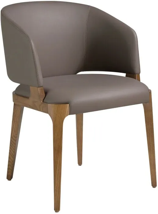 Стул 4108/ACH21093 из экокожи и основой из массива ясеня