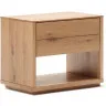 Alguema Прикроватная тумба из шпона дуба с натуральной отделкой 40 x 50 см