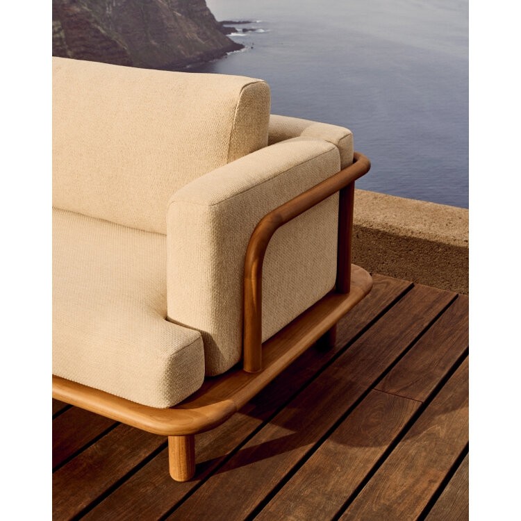 3-местный диван Turqueta из массива тикового дерева 230 см