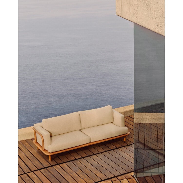 3-местный диван Turqueta из массива тикового дерева 230 см