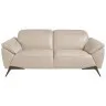 Диван 2-х местный 6131/KF072-2P-M5652 с обивкой из серо-бежевой кожи