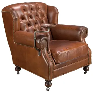 Кресло Chester 5156  из коньячно-коричневой кожи