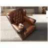 Кресло Chester 5156  из коньячно-коричневой кожи