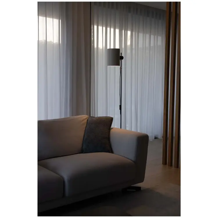 Торшер Guadalupe черный/бежевый