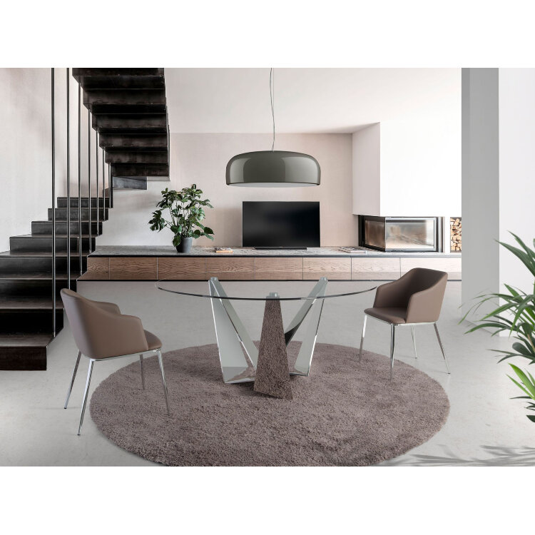 Стул F3201 /4022 коричневый