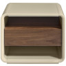 Прикроватная тумбочка 7134/MB2202NS из ореха и лакированного МДФ