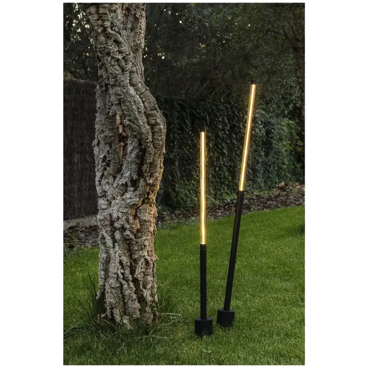 Лампа Bambou 1268 с шипом черная LED 8W 2200K