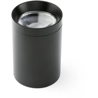 Потолочный светильник PUK черный Ш76 LED 7W 2700K 50°