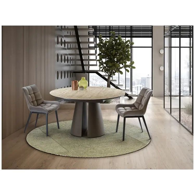 Обеденный стол Samara - травертин/коричневый