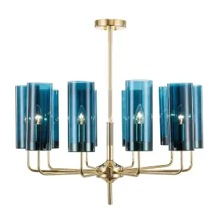 Люстра Glass Tube Chandelier 10