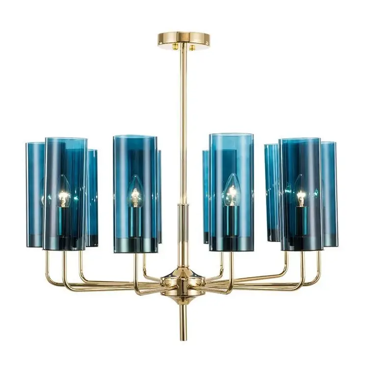 Люстра Glass Tube Chandelier 10