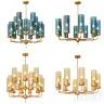 Люстра Glass Tube Chandelier 10
