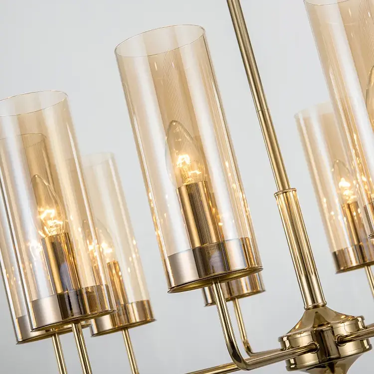 Люстра Glass Tube Chandelier 10