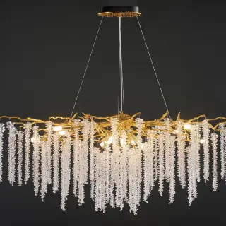 Люстра Coral Crystals Long Copper II