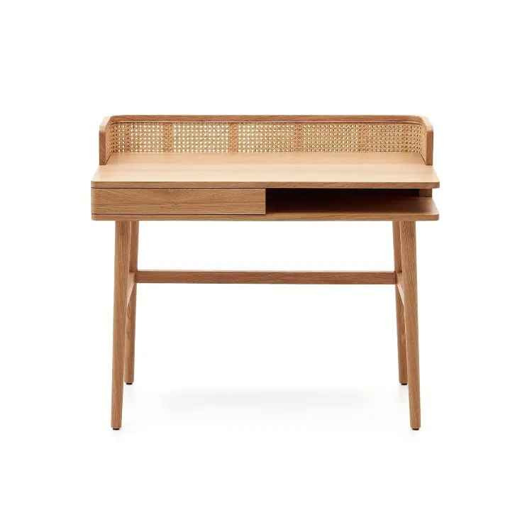 Araxi Письменный стол из массива ясеня и ротанга 105 x 62 см