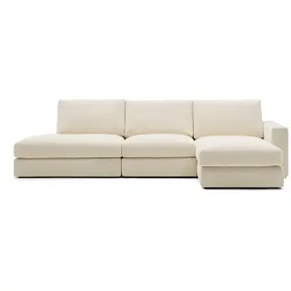 Alea 5-местный модульный диван с правым шезлонгом и съемным чехлом 340 см