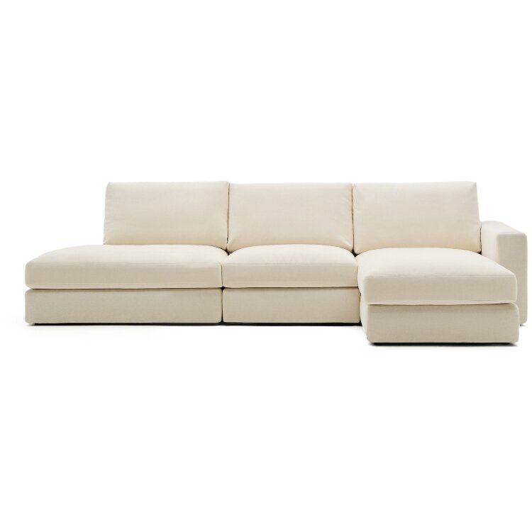 Alea 5-местный модульный диван с правым шезлонгом и съемным чехлом 340 см