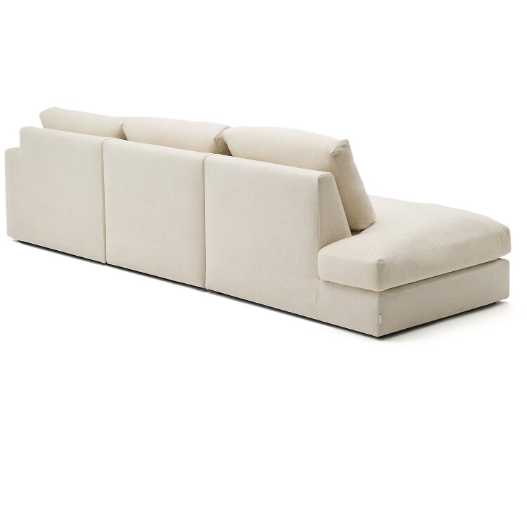 Alea 5-местный модульный диван с правым шезлонгом и съемным чехлом 340 см