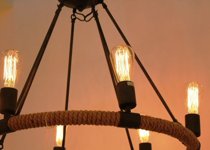 Люстра Rope filament 8108–D8+6