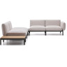 Sorells Уличный модульный 4-местный угловой диван бежевый со столиком
